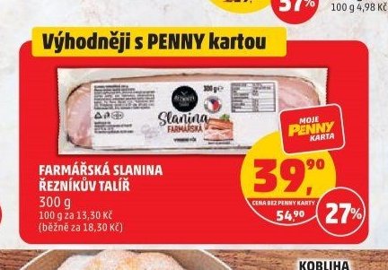 FARMÁŘSKÁ SLANINA ŘEZNÍKŮV TALÍŘ