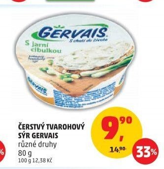 Čerstvý tvarohový sýr Gervais