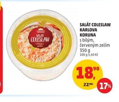 SALÁT COLESLAW KARLOVA KORUNA