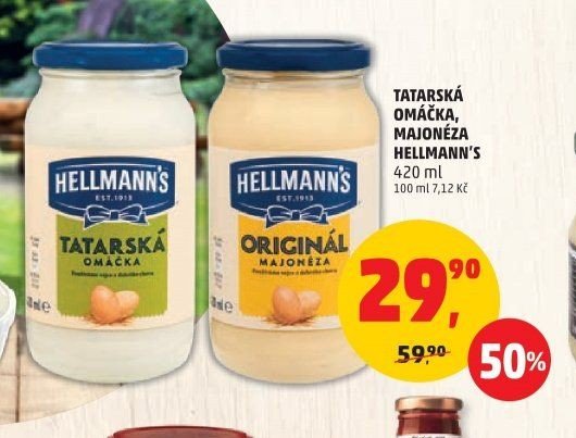 Hellmann's Tatarská omáčka a Majonéza