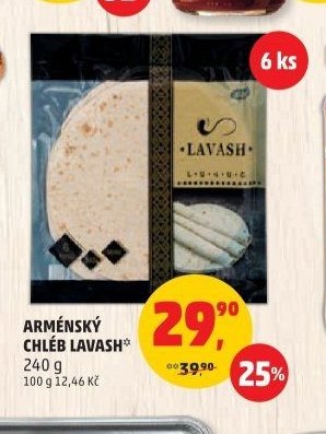 Arménský chléb Lavash