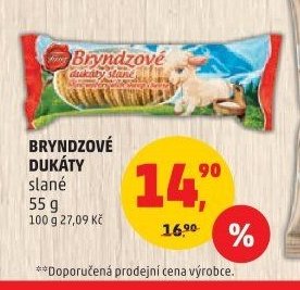 BRYNDZOVÉ DUKÁTY
