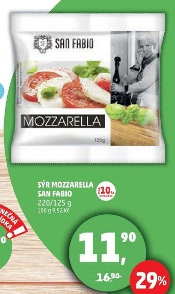 SÝR MOZZARELLA SAN FABIO