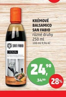 KRÉMOVÉ BALSAMICO SAN FABIO