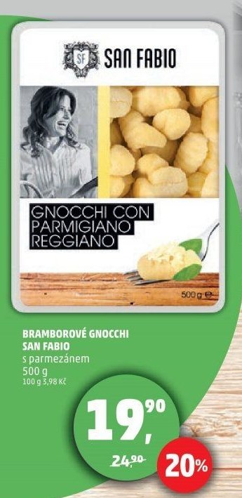 BRAMBOROVÉ GNOCCHI SAN FABIO s parmezánem