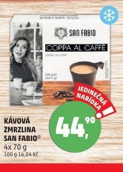 Kávová zmrzlina San Fabio