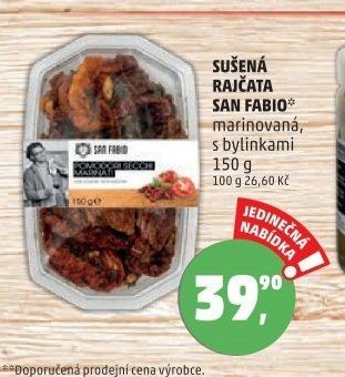 SUŠENÁ RAJČATA SAN FABIO