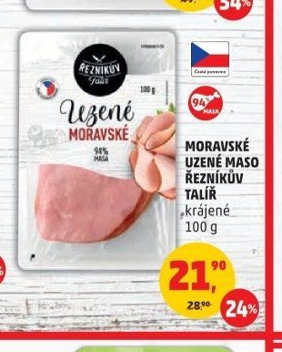 MORAVSKÉ UZENÉ MASO ŘEZNÍKŮV TALÍŘ