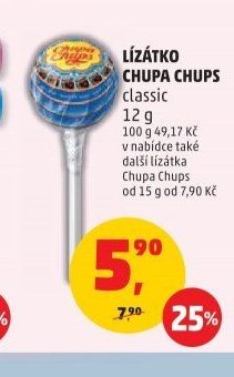 LÍZÁTKO CHUPA CHUPS classic 12 g