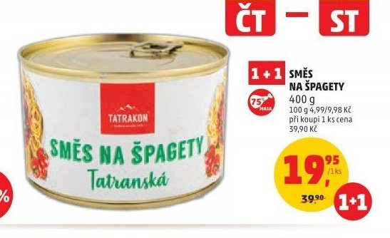 SMĚS NA ŠPAGETY TATRANSKÁ 400 g
