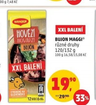 BUJON MAGGI různé druhy 120/132 g