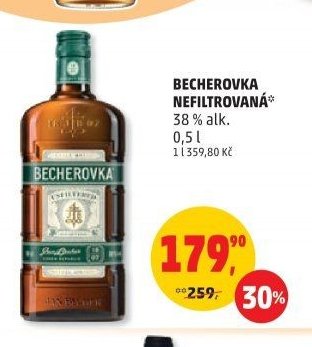 Becherovka Nefiltrovaná