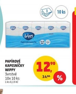 Papírové kapesníčky Wippy