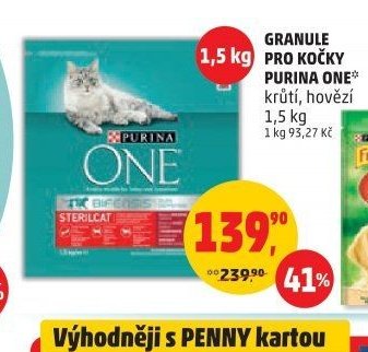 GRANULE PRO KOČKY PURINA ONE