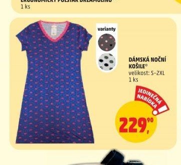DÁMSKÁ NOČNÍ KOŠILE