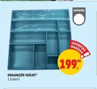 Organizér 9dílný