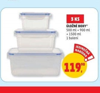Úložné boxy 3 ks