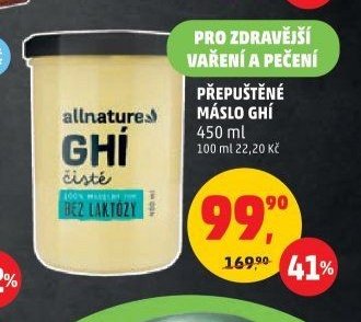 PŘEPUŠTĚNÉ MÁSLO GHÍ 450 ml
