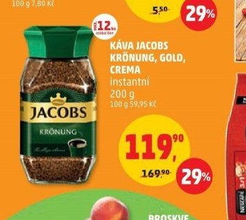 Káva Jacobs Krönung, Gold, Crema