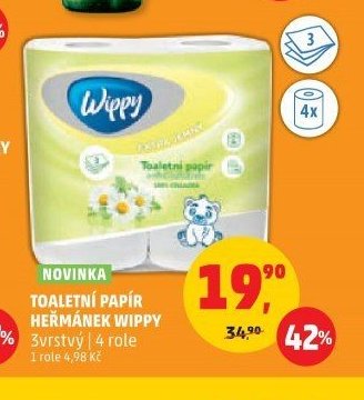 Toaletní papír Heřmánek Wippy