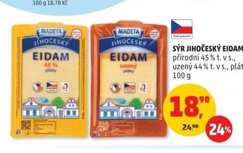 SÝR JIHOČESKÝ EIDAM