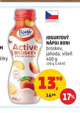 JOGURTOVÝ NÁPOJ BONI