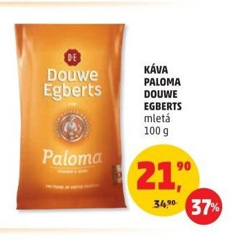 Káva Paloma Douwe Egberts