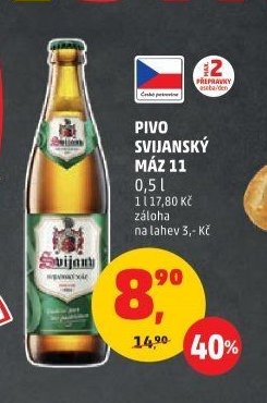 Pivo Svijanský Máz 11 0,5 l