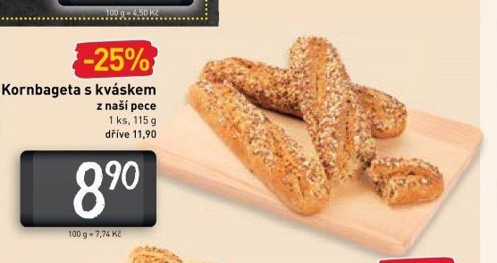 Kornbageta s kváskem