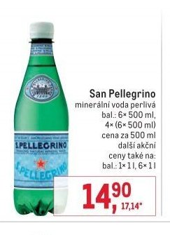 San Pellegrino minerální voda perlivá