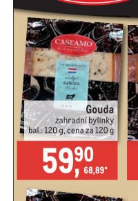 Caseamo Gouda zahradní bylinky