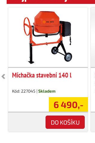 Míchačka stavební 140 l - UNI HOBBY akcniletaky.com