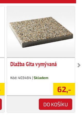 Dlažba Gita vymývaná - UNI HOBBY akcniletaky.com