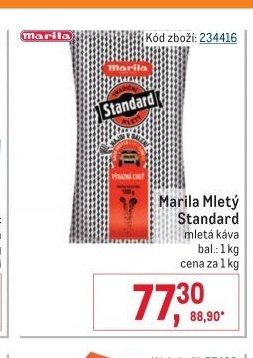 Marila Mletý Standard mletá káva