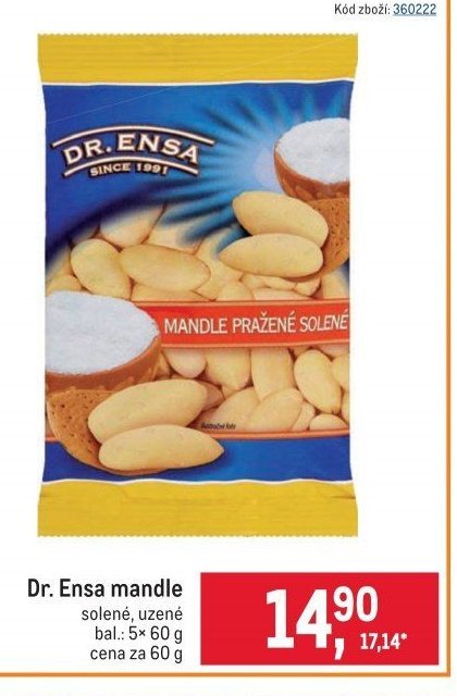 Dr. Ensa mandle solené, uzené