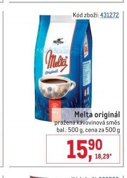 Melta originál pražená kávovinová směs