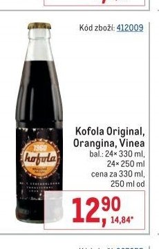 Kofola Original, Orangina, Vinea