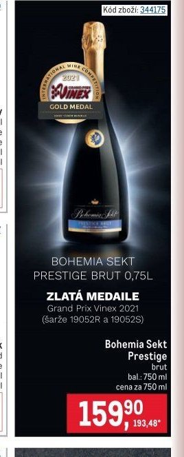 Bohemia Sekt Prestige Brut
