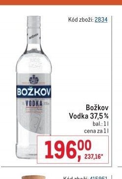 Božkov Vodka 37,5%