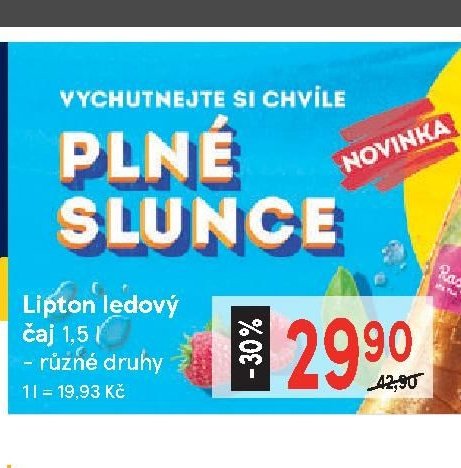 Lipton ledový čaj 1,5 l