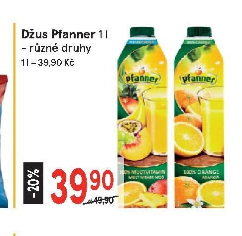 Džus Pfanner 1 l