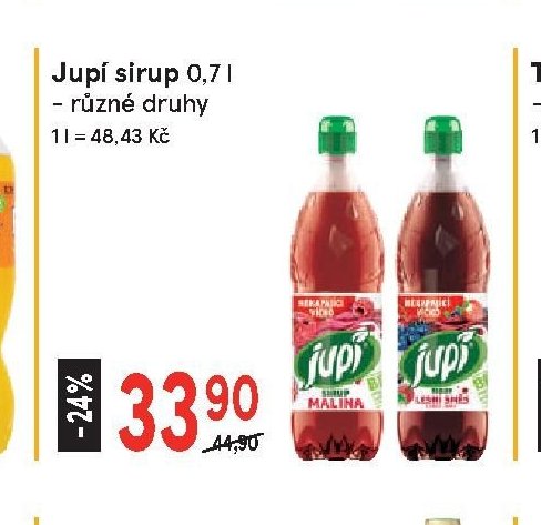 Jupí sirup 0,7 l