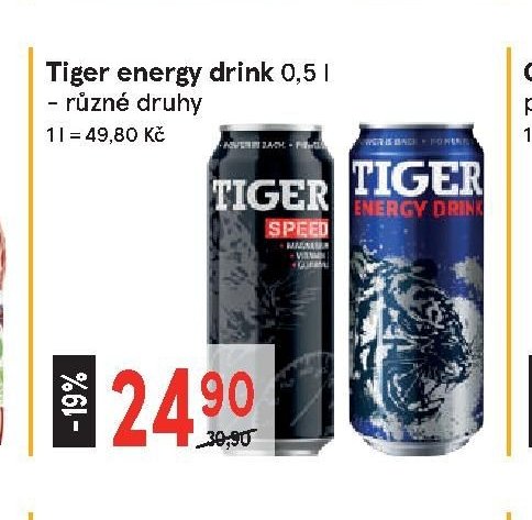 Tiger energy drink 0,5 l