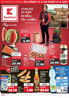 akční leták Kaufland 11.8.2021-17.8.2021