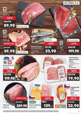 akční leták Kaufland 11.8.2021-17.8.2021