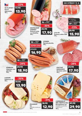 akční leták Kaufland 11.8.2021-17.8.2021