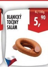 Salám blanický točený
