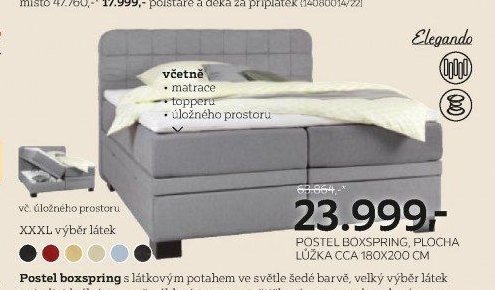 Postel boxspring