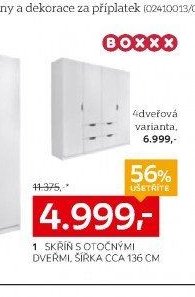 Skříň s otočnými dveřmi