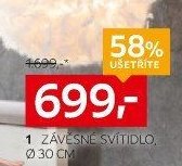 1 ZÁVĚSNÉ SVÍTIDLO